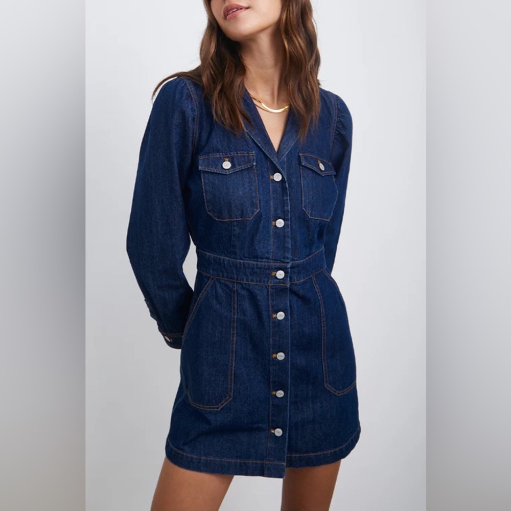Rails Denim Lisette Dress in Raw Denim